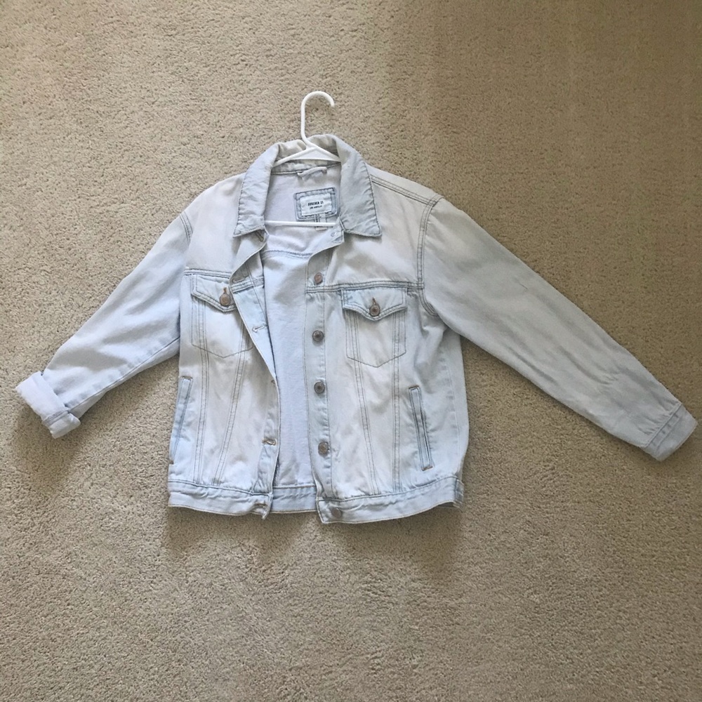 Light wash denim jacket